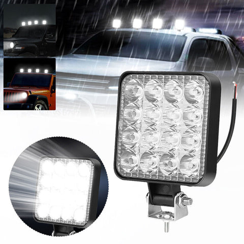 4x 48W Led Arbeitsscheinwerfer Offroad Scheinwerfer 12V 24V Traktor LKW Bagger