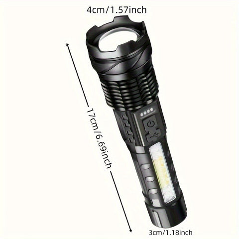 Two Pieces Of A76 Flashlights Can Handle All Situations Of Outdoor Exploration And Emergency Lighting. They Are A Must-have For Every Family