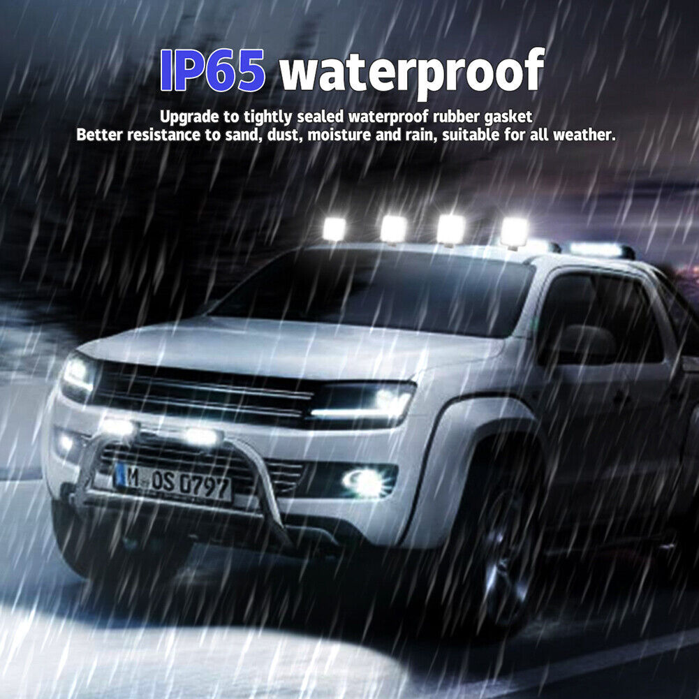 4x 48W Led Arbeitsscheinwerfer Offroad Scheinwerfer 12V 24V Traktor LKW Bagger