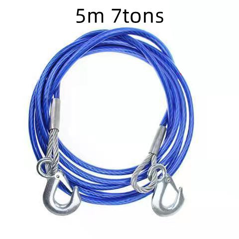 Car Tow Rope 3 Meters Thick and Powerful Fluorescent Nylon Tow Rope